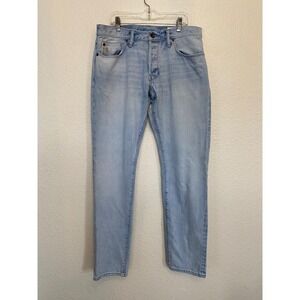 Todd‎ Snyder Slim Fit Faded Wash Indigo Denim Jeans Button Fly 32x32